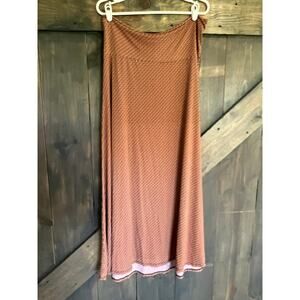 Lularoe Maxi Skirt Womens Large Multicolor Geometric Colorful Boho Stretchy